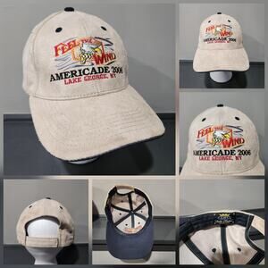 VTG Y2K 2006 Americade Motorcycle Rally 2006 Lake George Strapback Hat Cap OSFA